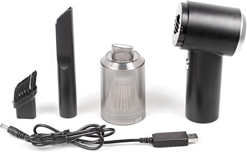 3 in 1 Mechanical Keyboard Car Home Cordless Vacuum Cleaner with Air Duster Blower Powerful Dust Suction Folding Car Vacuum Machine Interior Cleaning Tool Wireless Rechargeable(Pack of 1)